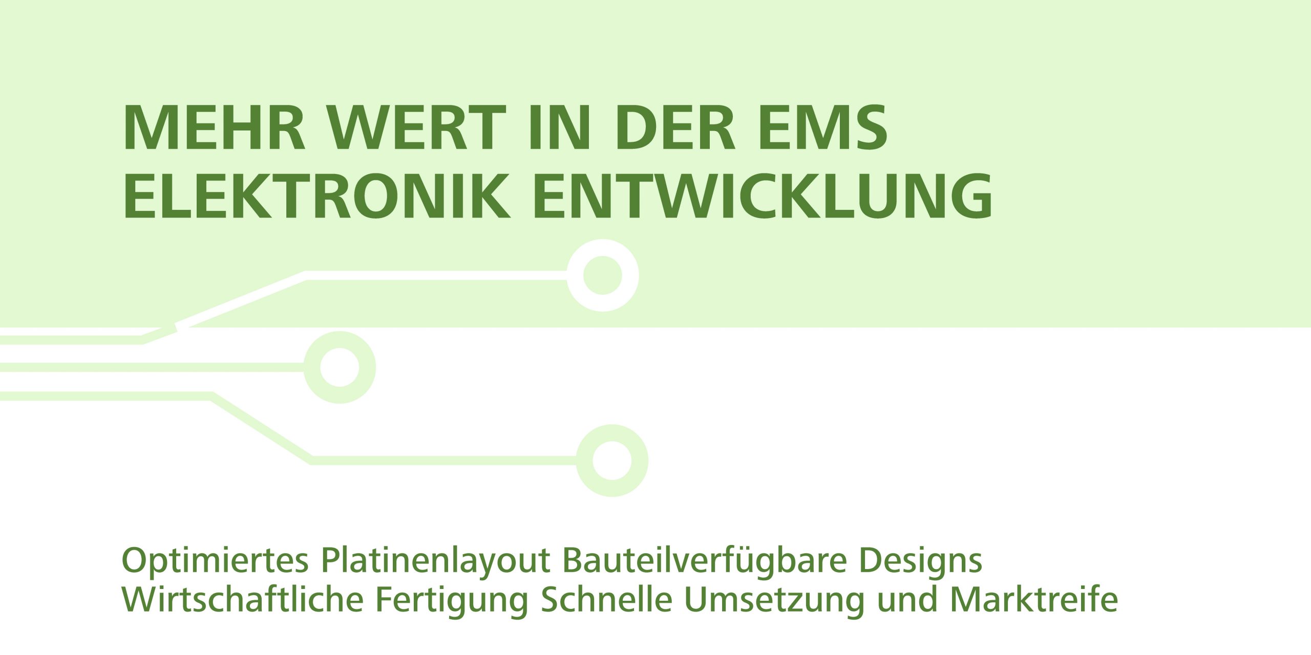 Weniger Aufwand mehr Wert