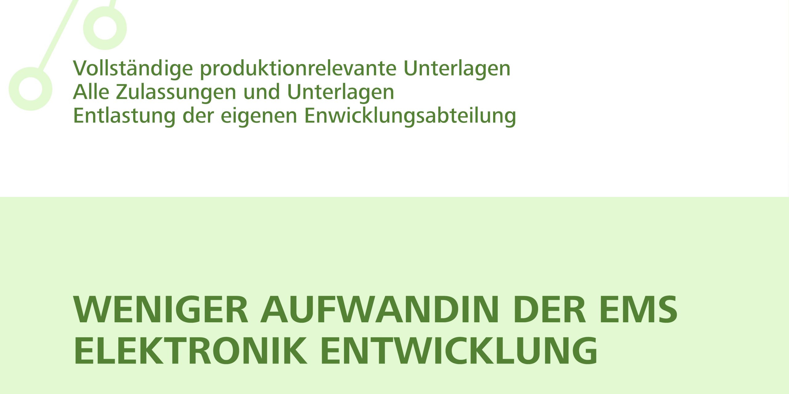 Weniger Aufwand mehr Wert