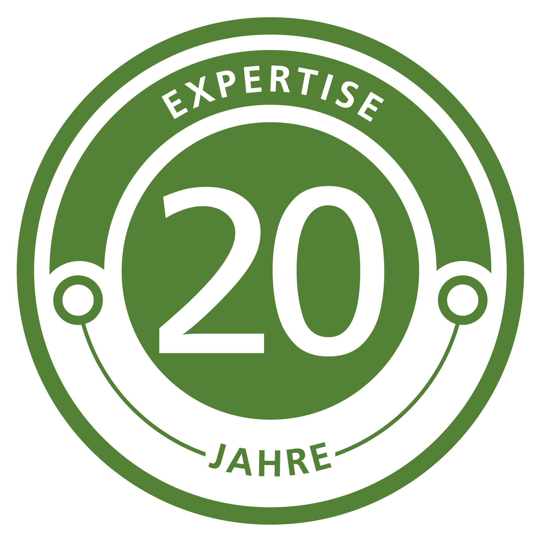 Qualitätssiegel 20 Jahre