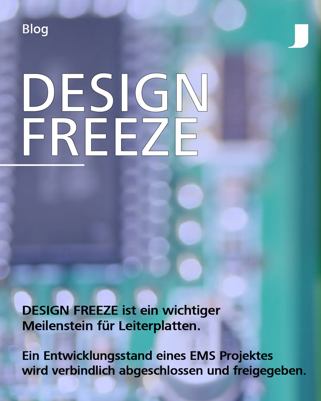 Design Freeze für EMS Einkäufer Joratec Solutions
